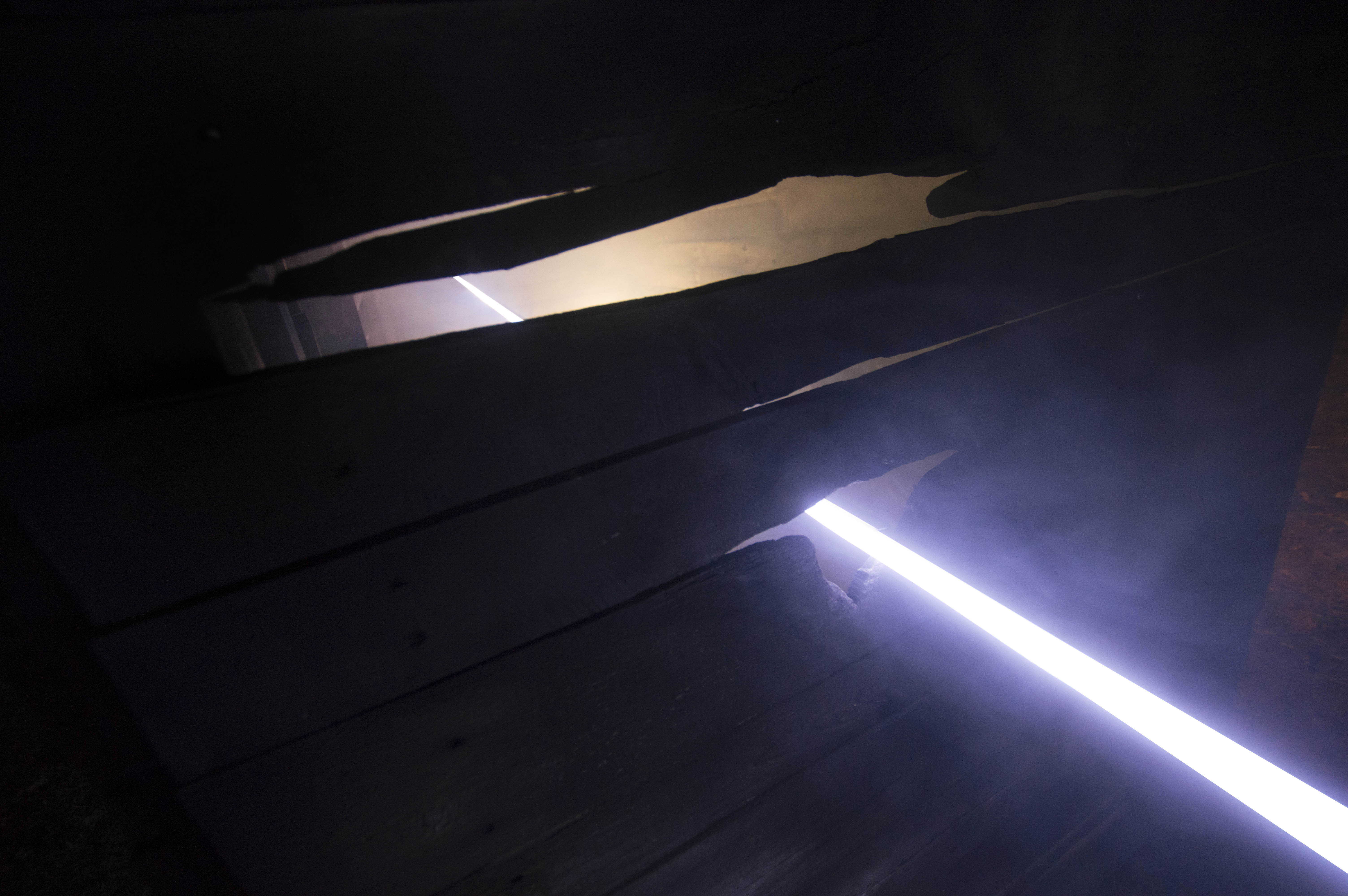 Transmission Line Light Installation